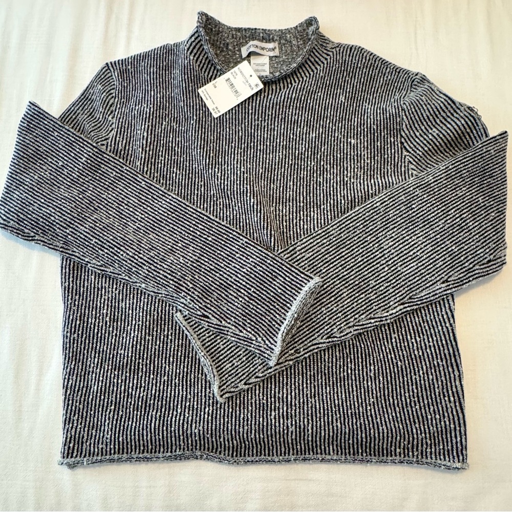 Cotton Emporium Black and White Sweater